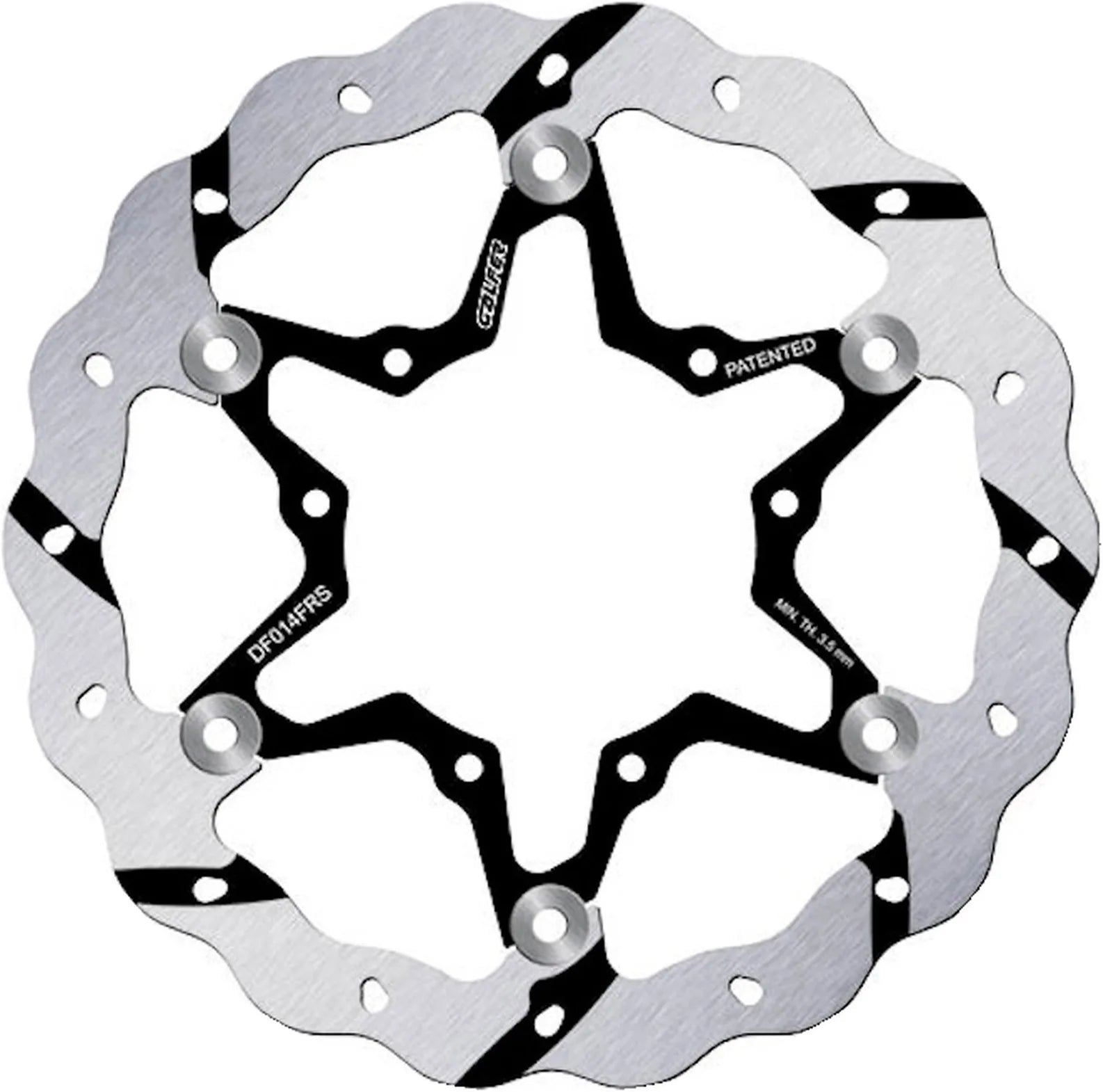 Rear Floating Oversized Grooved Wave Brake Disc - Galfer Compatible With Sur Ron Ultra Bee Carbon (2024)