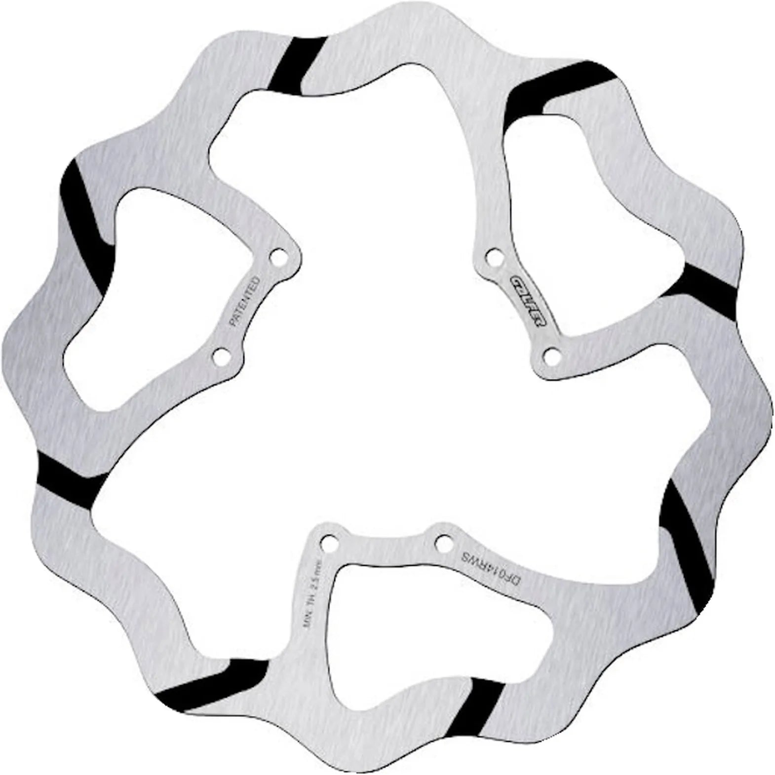 Rear Fixed Oversized Grooved Wave Brake Disc - Galfer Compatible With Sur Ron Ultra Bee Carbon (2024)