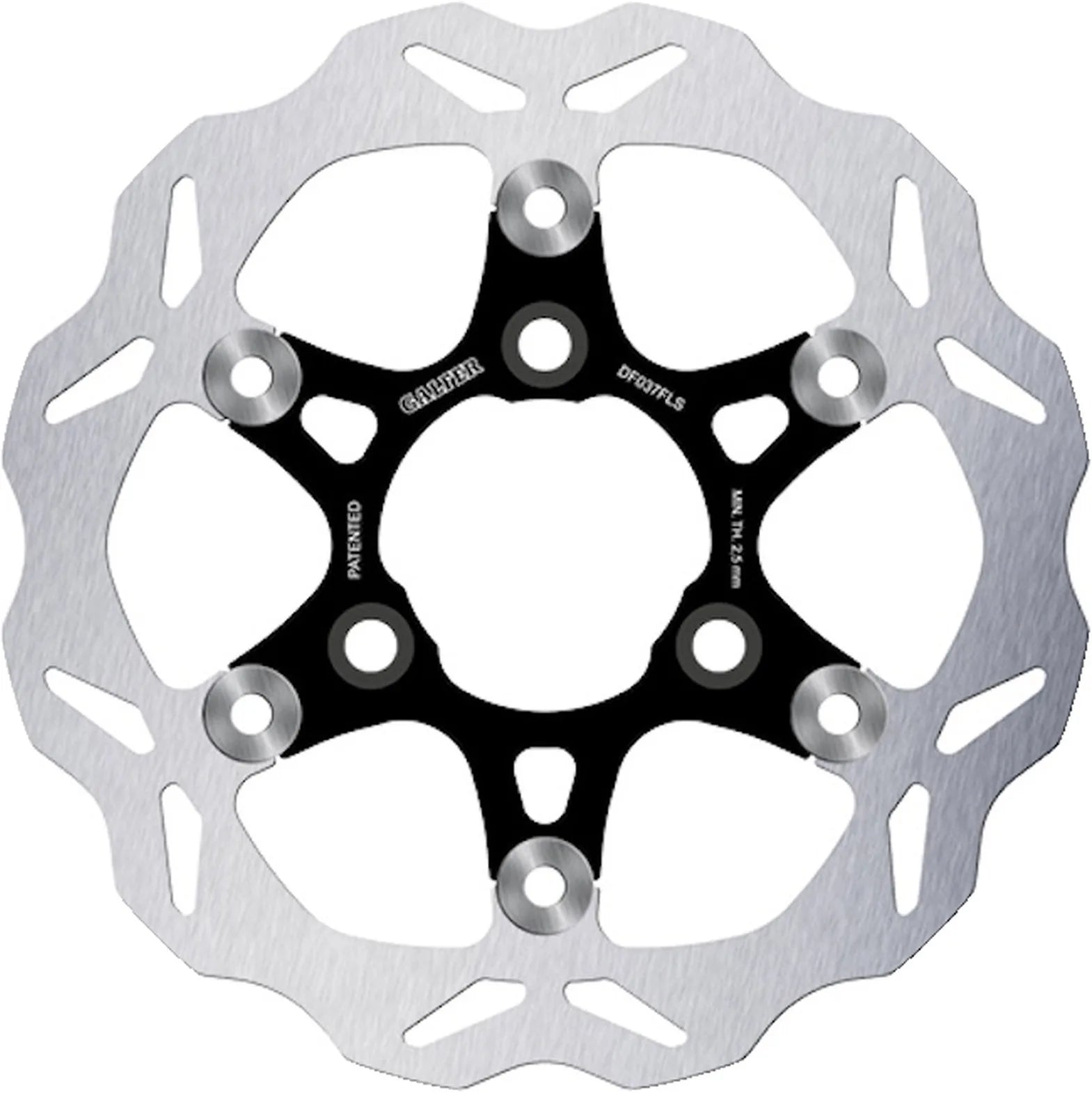 Front Floating Oversized Wave Brake Disc - Galfer Compatible With Siamoto Top Racing 50 (1999)