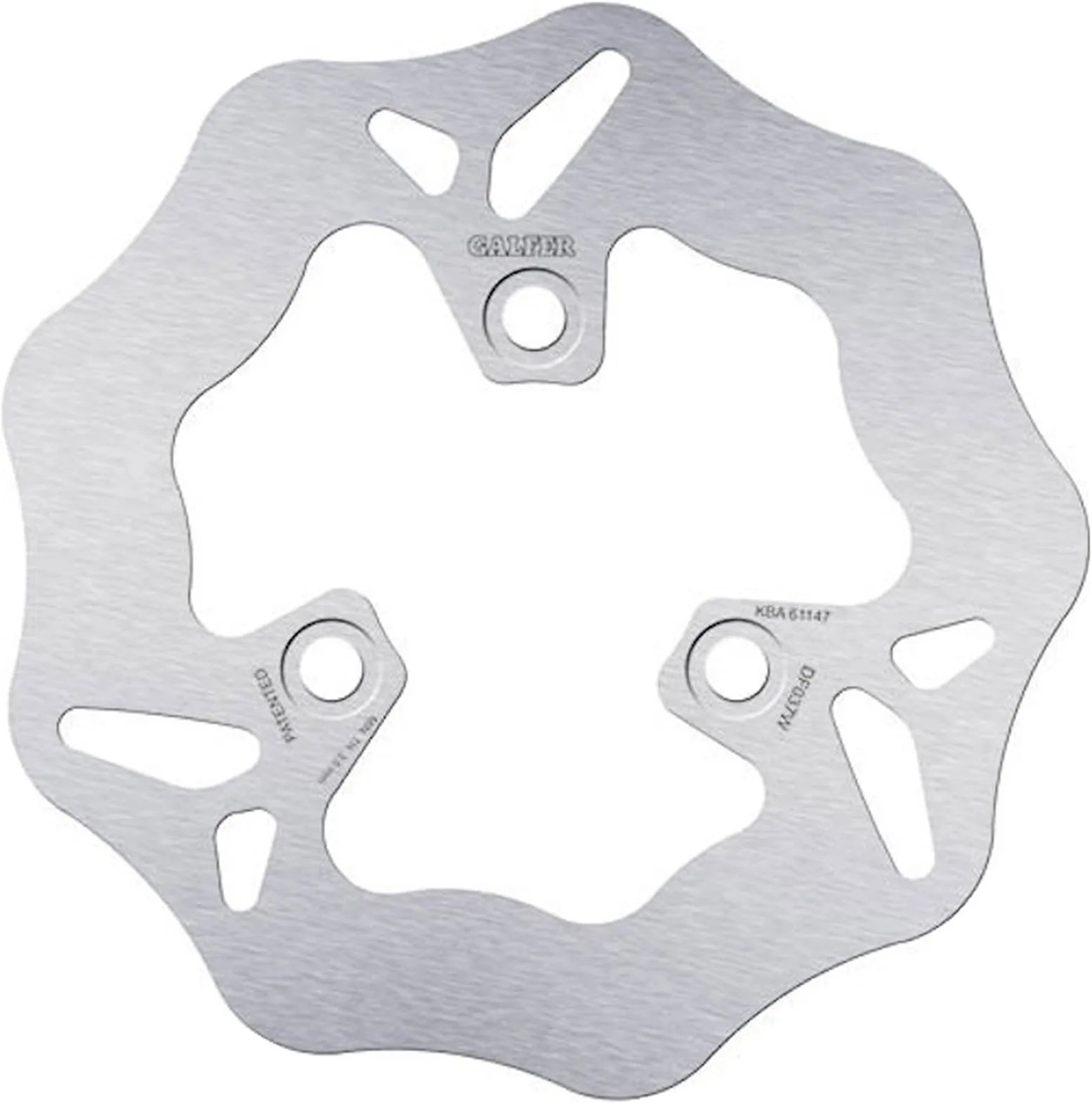 Front Fixed Wave Brake Disc - Galfer Compatible With Pgo T-Rex 150 4T (2001)