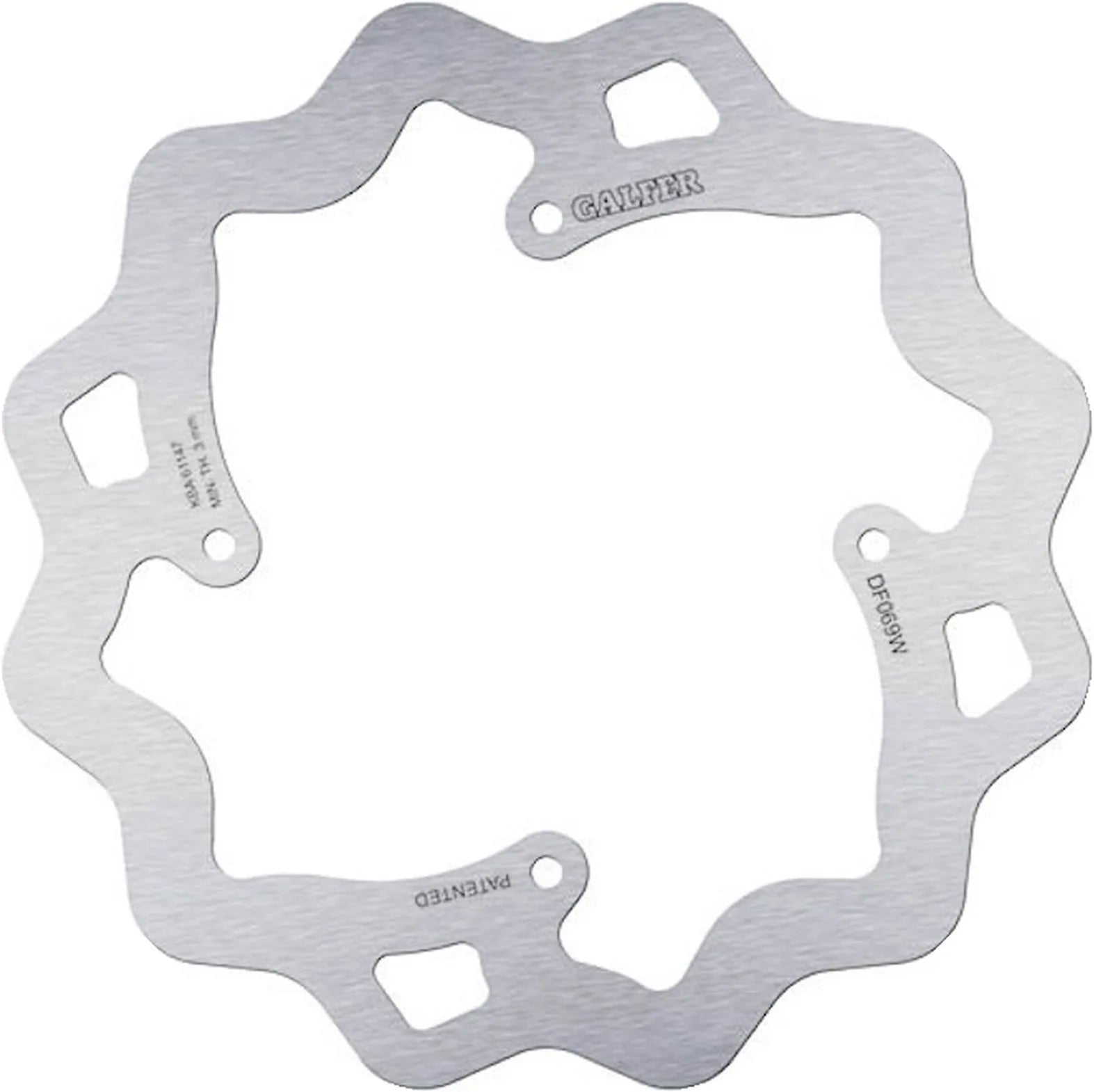 Disco Freno Posteriore Fisso Onda - Galfer Compatibile Con Hm Easy 230 F Trail Id (2004)
