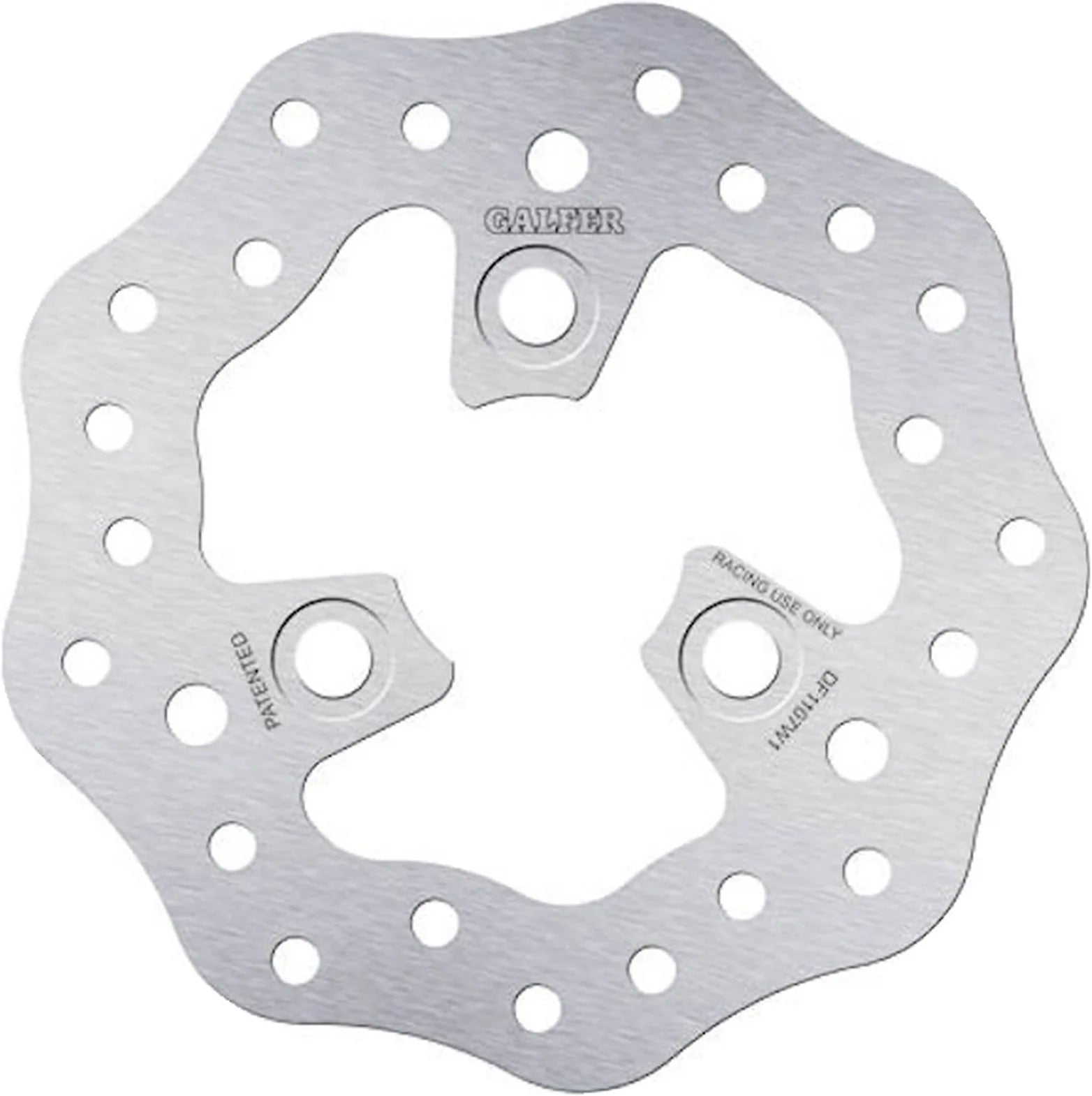 Rear Fixed Racing Wave Brake Disc - Galfer Compatible With Ohvale Gp 0 110 Automatic (2019)