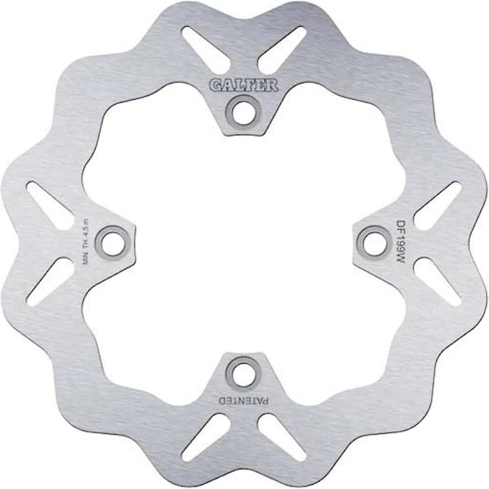 Rear Fixed Wave Brake Disc - Galfer Compatible With Kawasaki Zx 12R (2004)