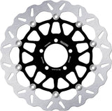 Front Floating Wave Brake Disc - Galfer Compatible With Kawasaki Zx 10R Se (2018)