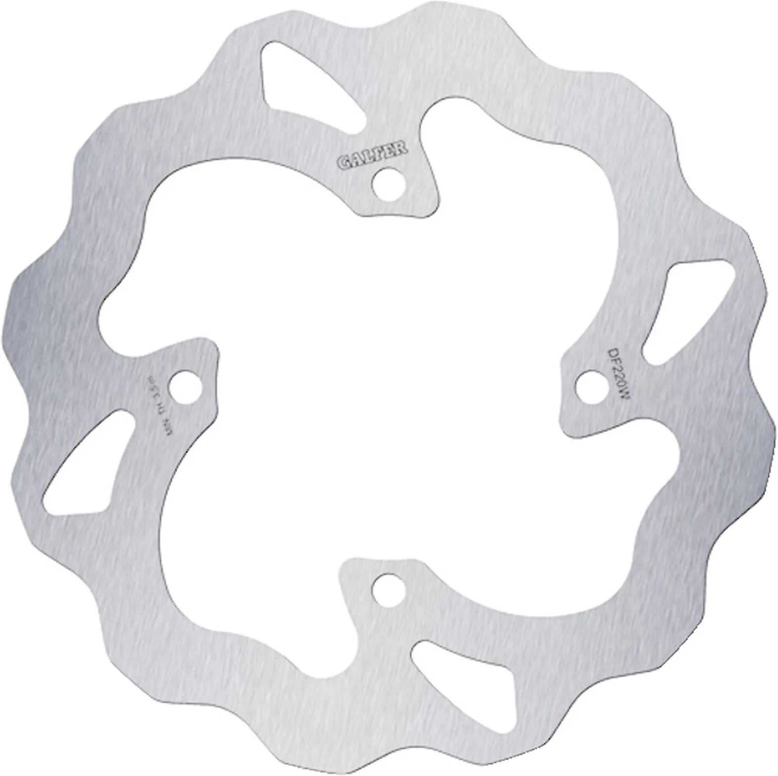 Rear Fixed Wave Brake Disc - Galfer Compatible With Kawasaki Zx 14R Abs (2014)