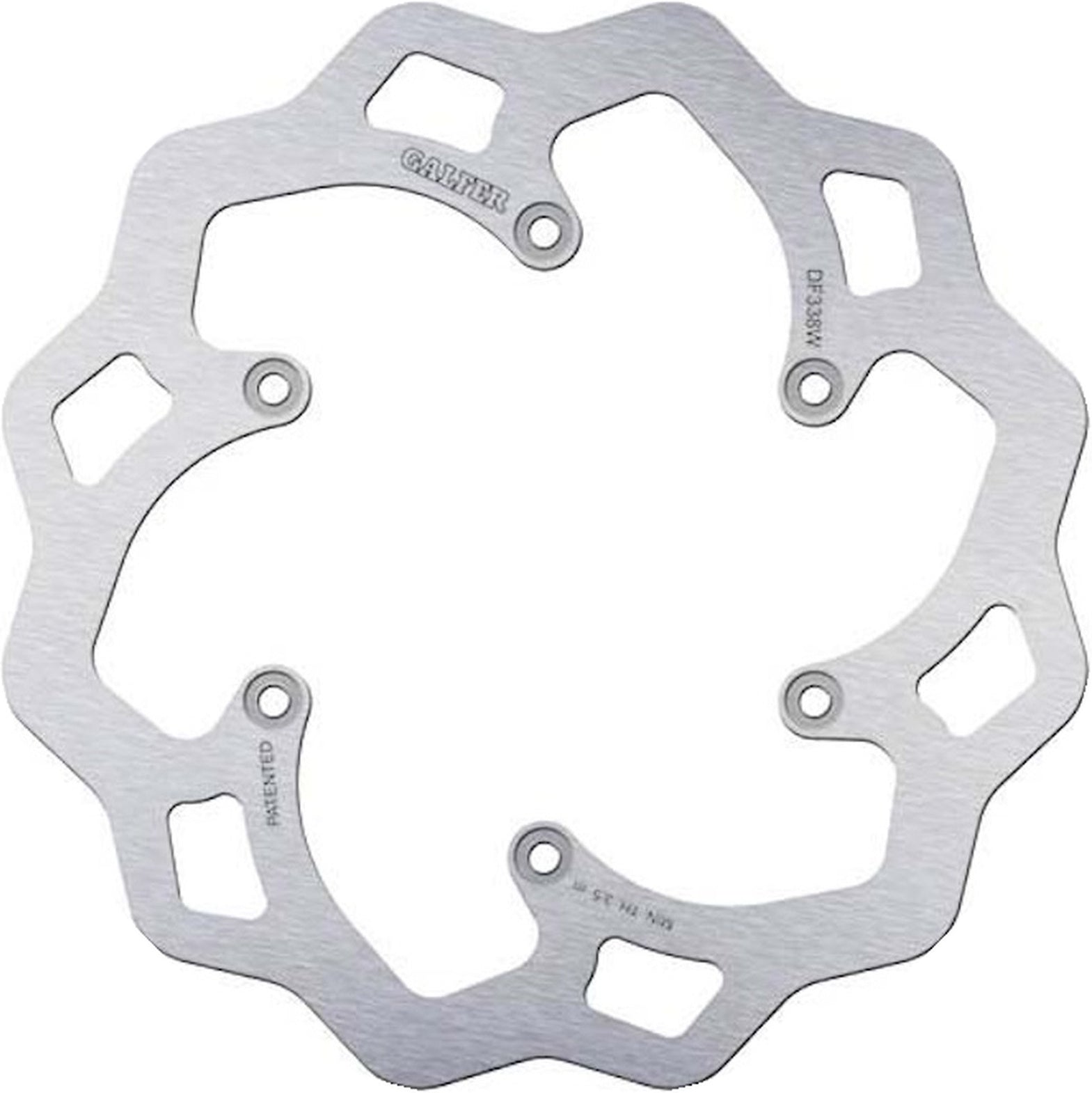Front Fixed Wave Brake Disc - Galfer Compatible With Cannondale Xc 400 (2001)