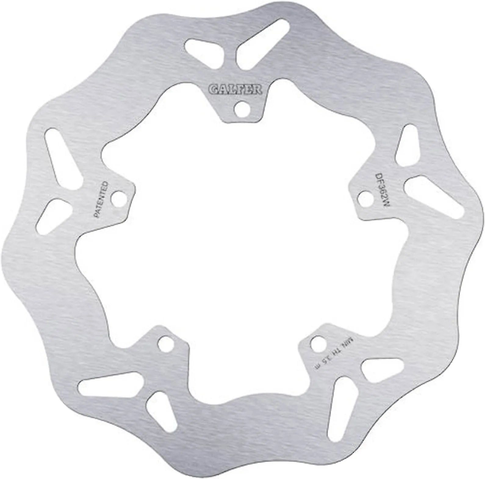Front Fixed Wave Brake Disc - Galfer Compatible With Lml Star Bicolor Vintage 125 4T (2010)
