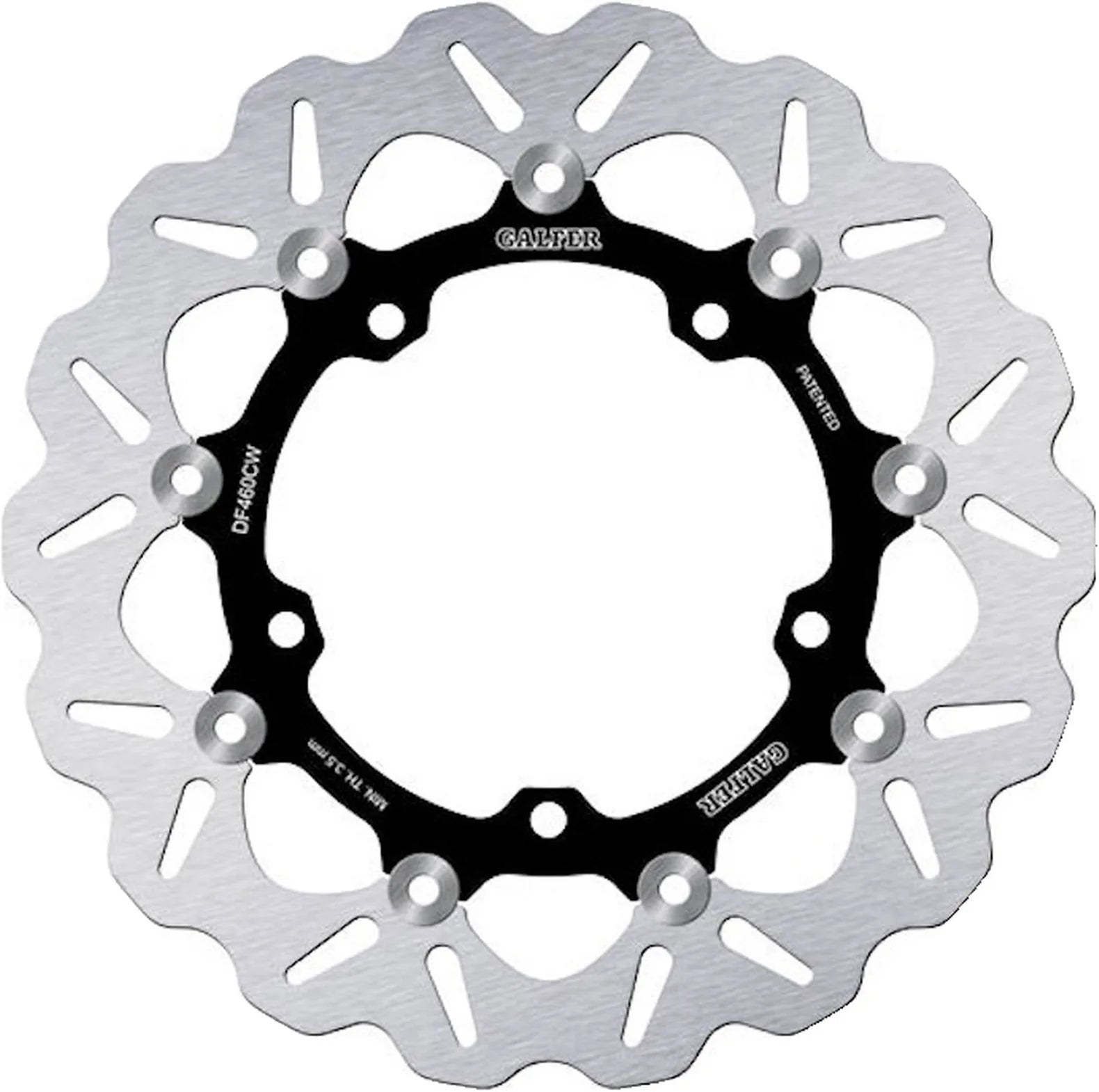 Front Floating Wave Brake Disc - Galfer Compatible With Yamaha Yzf-R25 (2015)