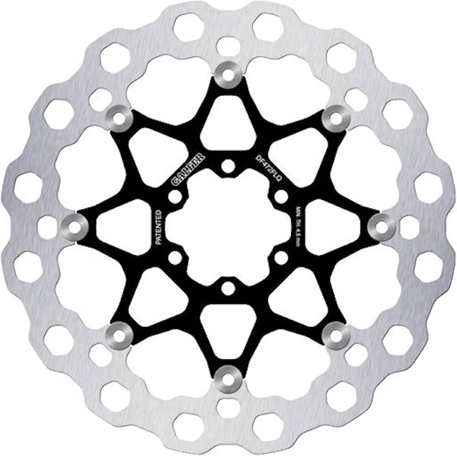Front Floating Cubic Brake Disc - Galfer Compatible With Victory Hammer 8 Ball 1731 (2010)