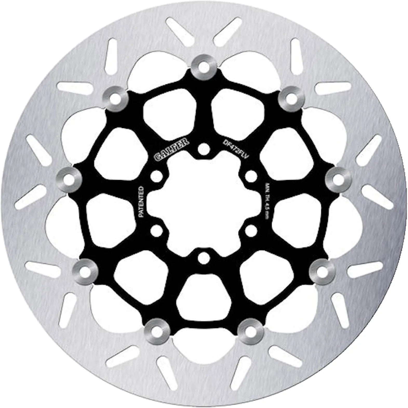 Front Floating Round Brake Disc - Galfer Compatible With Victory King Pin 1500 (2008)