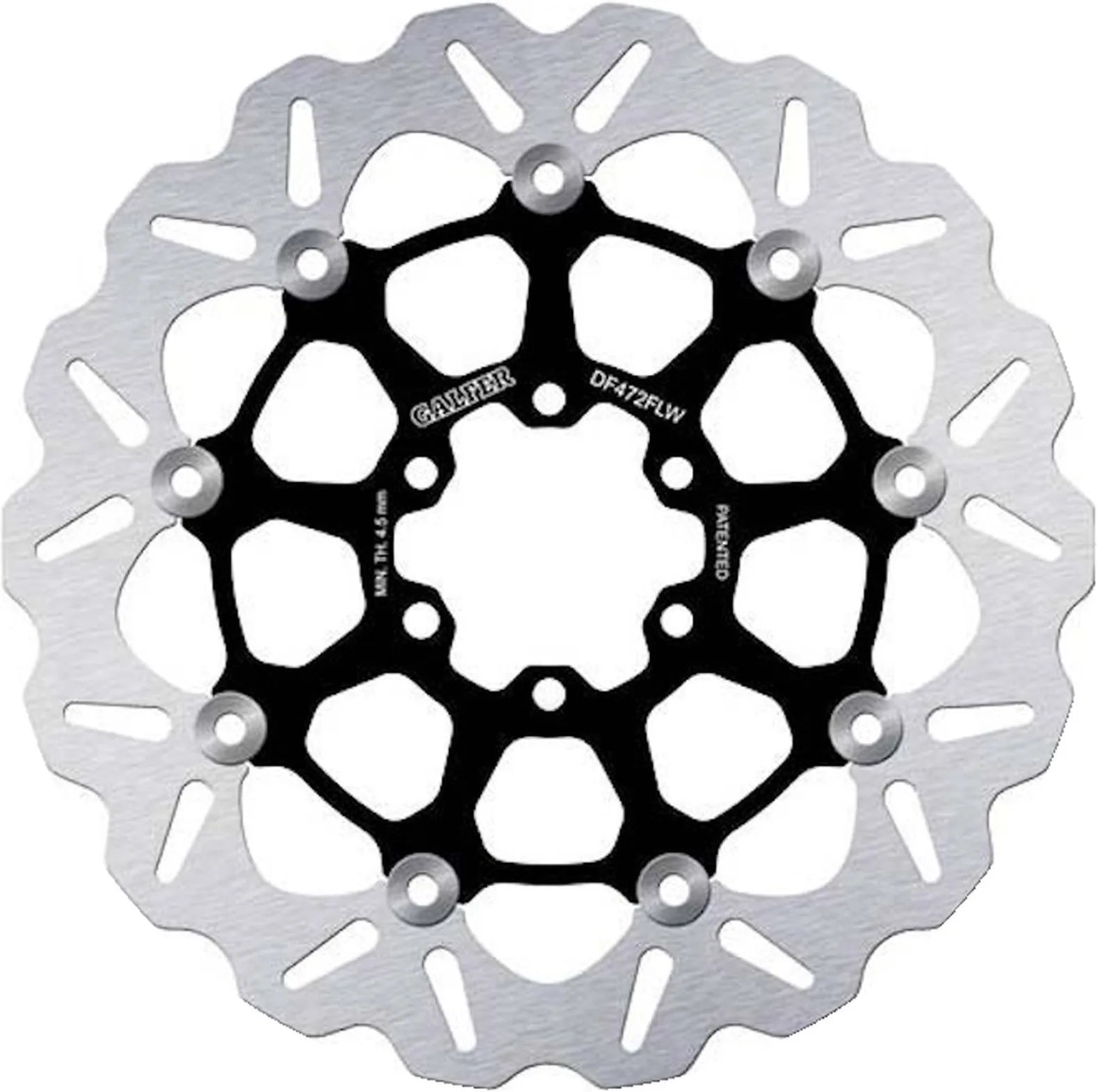 Front Floating Wave Brake Disc - Galfer Compatible With Victory Hammer 8 Ball 1731 (2010)