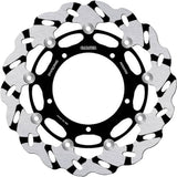 Front Floating Grooved Wave Brake Disc - Galfer Compatible With Yamaha Xvs 1300 Stryker Usa (2011)