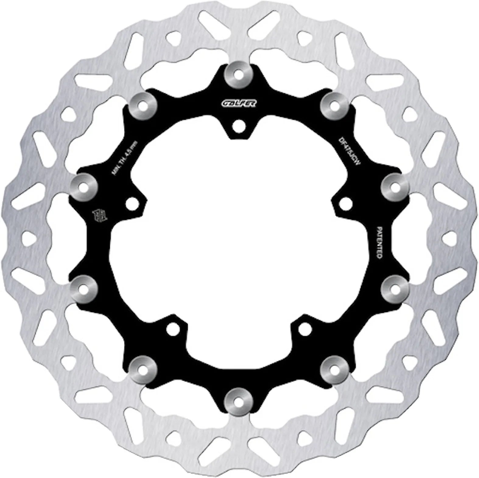 Front Floatech Wave Brake Disc - Galfer Compatible With Yamaha Yzf-R6 600 (2017-2020)