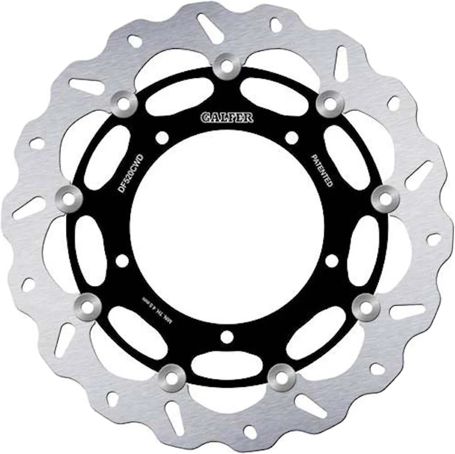 Front Floating Wave Brake Disc - Galfer Compatible With Yamaha Yzf-R1 Tcs 1000 (2012-2014)
