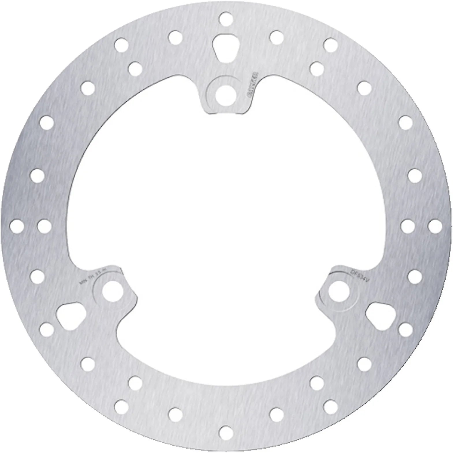 Front Fixed Round Brake Disc - Galfer Compatible With Yamaha N-Max 155 Abs (2018)