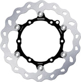 Front Floating Oversized Wave Brake Disc - Galfer Compatible With Husqvarna 250 Fe (2014)