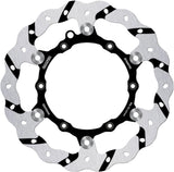 Front Floating Oversized Grooved Wave Brake Disc - Galfer Compatible With Husqvarna 300 I Te (2017)