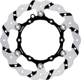 Front Floating Oversized Grooved Wave Brake Disc - Galfer Compatible With Husaberg 300 Te (2011)