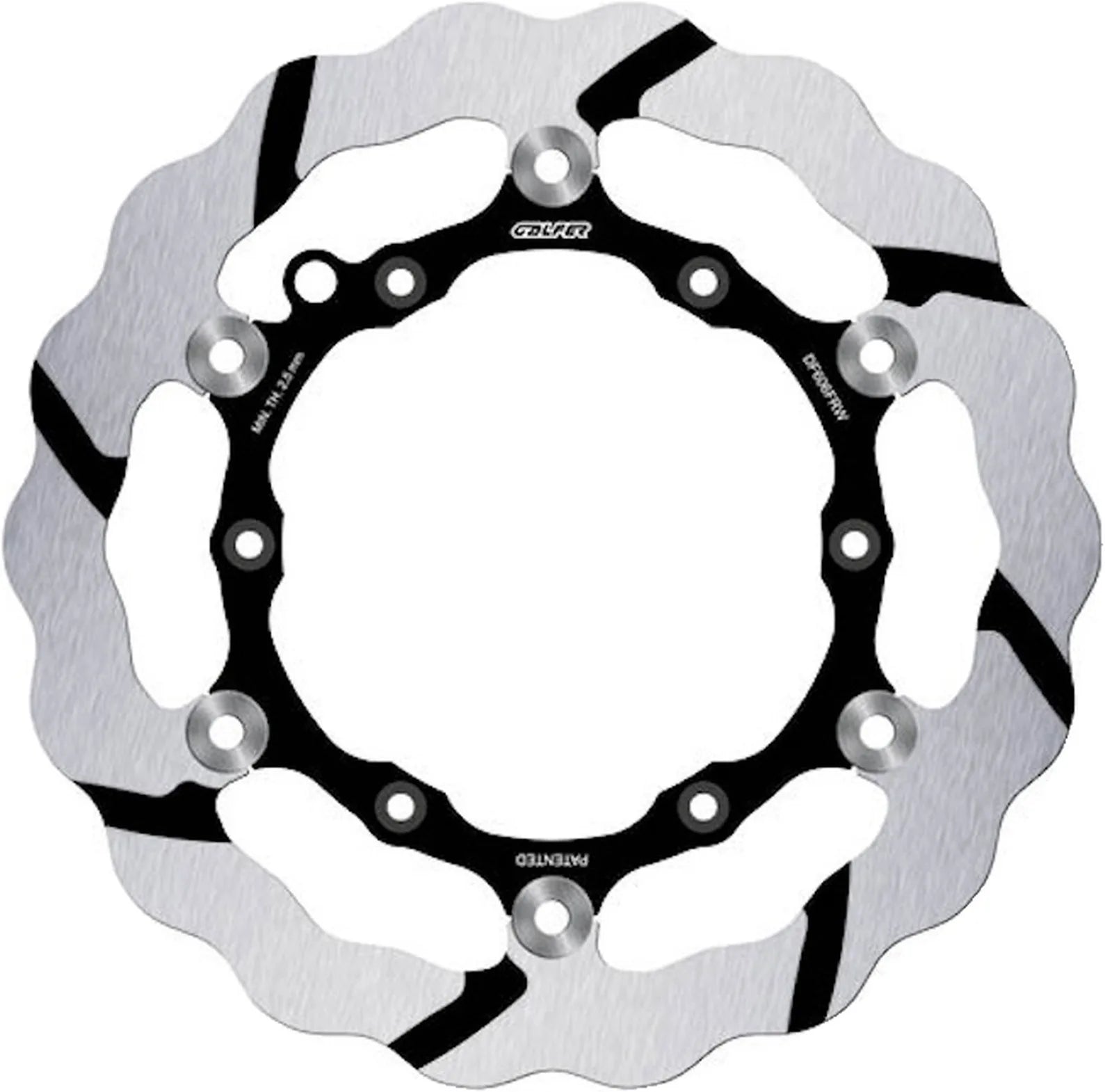 Disco Freno Anteriore Flottante Grooved Onda - Galfer Compatibile Con Husaberg 125 Te (2011)