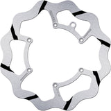 Front Fixed Oversized Grooved Wave Brake Disc - Galfer Compatible With Husaberg 450 Fx (2010)