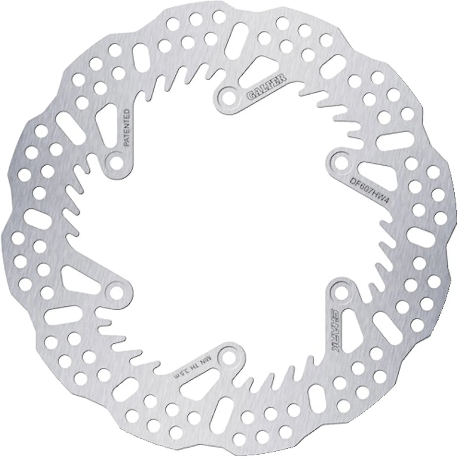 Rear Fixed Shark Brake Disc - Galfer Compatible With Ktm 250 Mx (1989-1991)