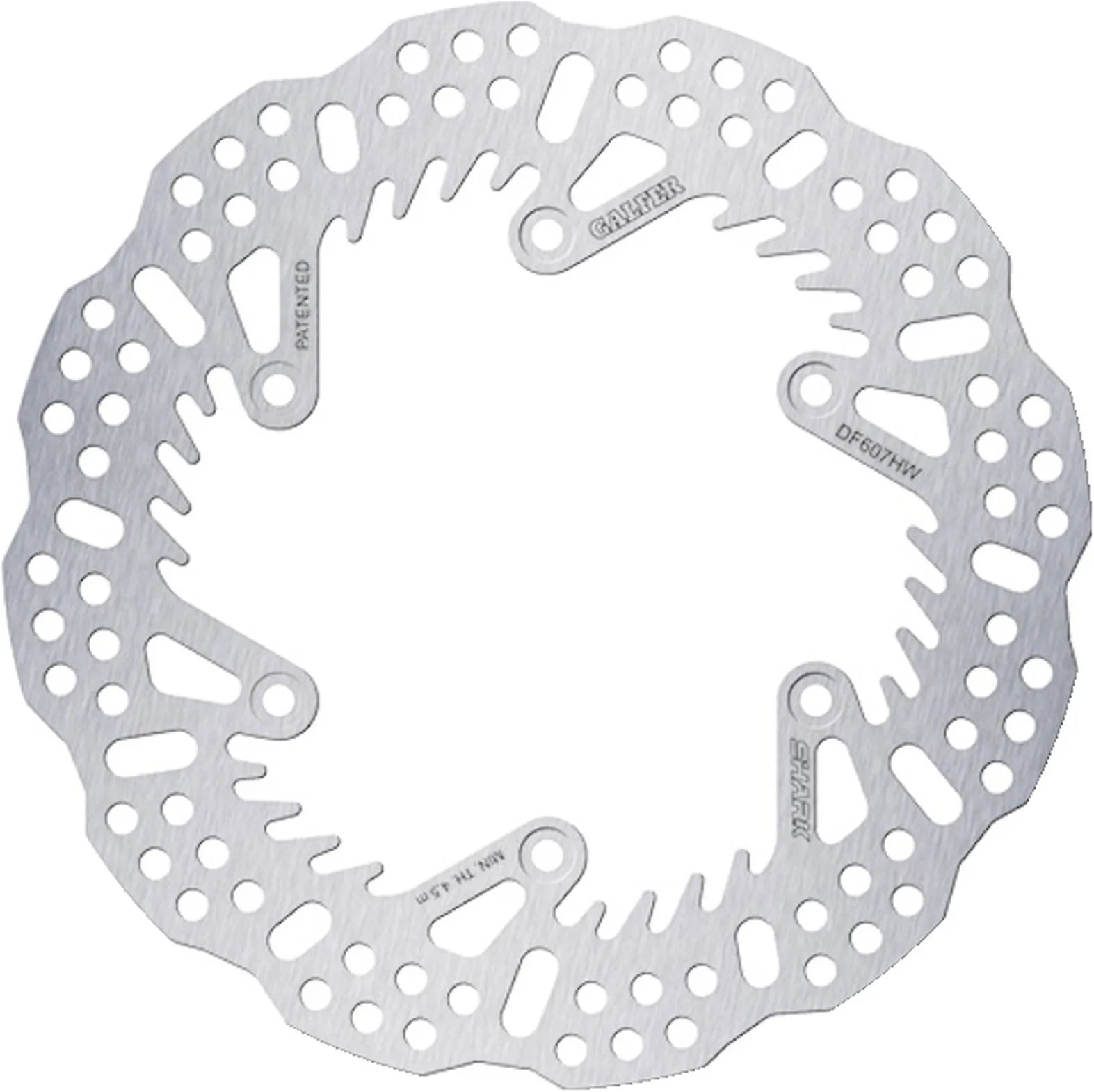 Rear Fixed Shark Brake Disc - Galfer Compatible With Ktm 250 Enduro (1988-1991)