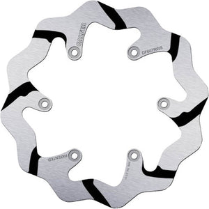 Rear Fixed Oversized Grooved Wave Brake Disc - Galfer Compatible With Husaberg 570 Fs (2010)