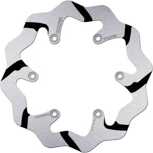 Rear Fixed Grooved Wave Brake Disc - Galfer Compatible With Husaberg 570 Fs (2010)