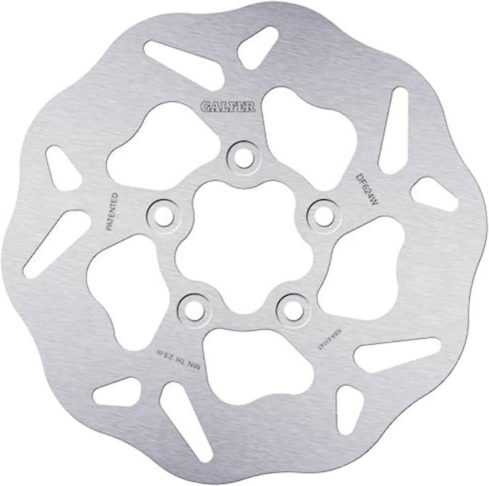 Front Fixed Wave Brake Disc - Galfer Compatible With Italjet Formula 125 (1997)
