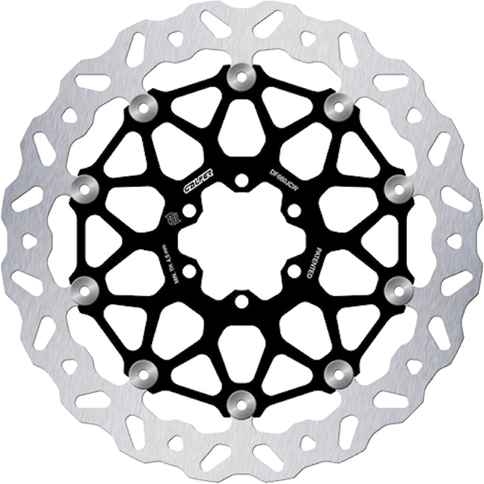 Front Floatech Wave Brake Disc - Galfer Compatible With Italjet Grifon 900