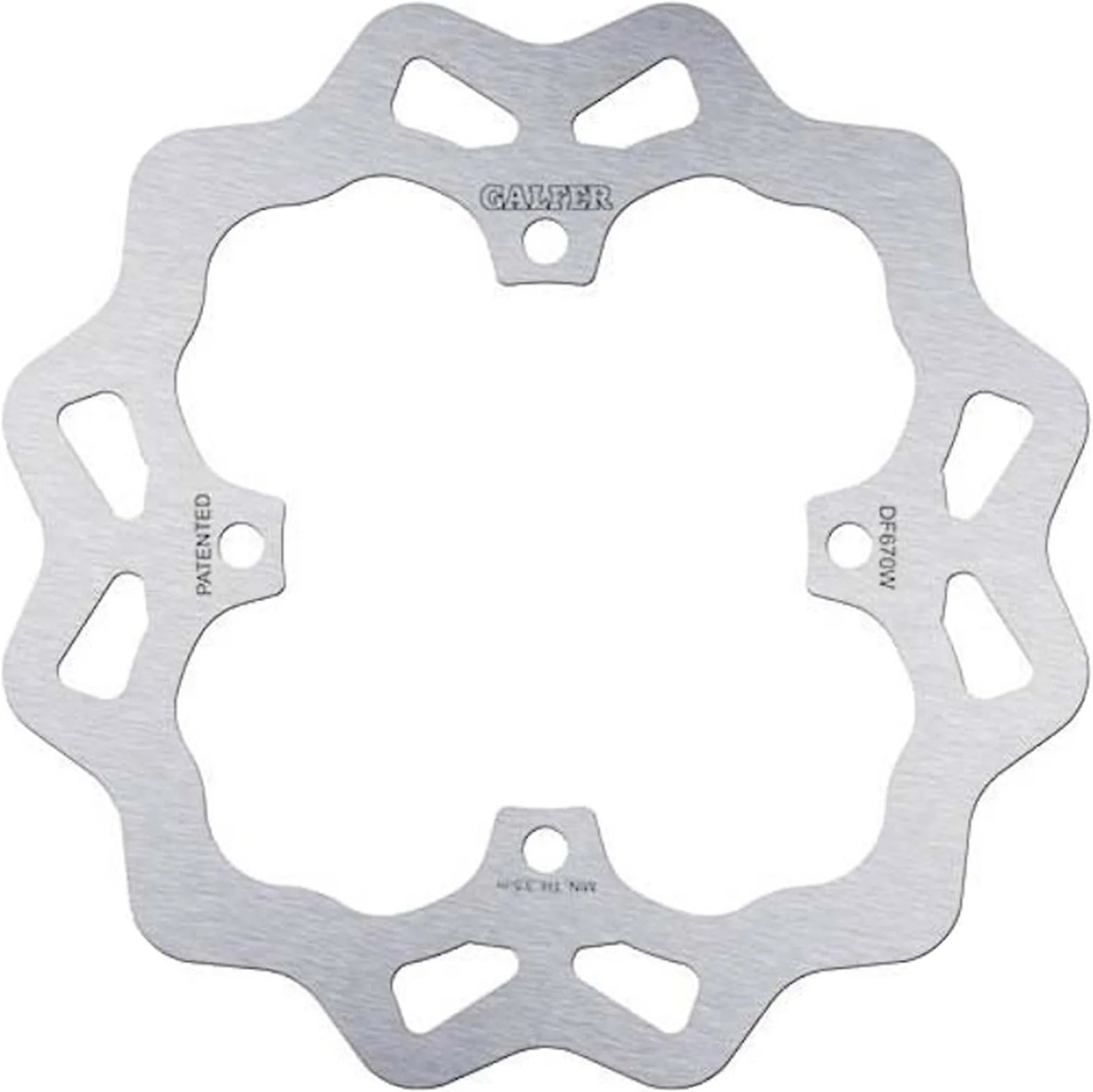Rear Fixed Wave Brake Disc - Galfer Compatible With Sherco Se 5.1I 510 (2012-2013)