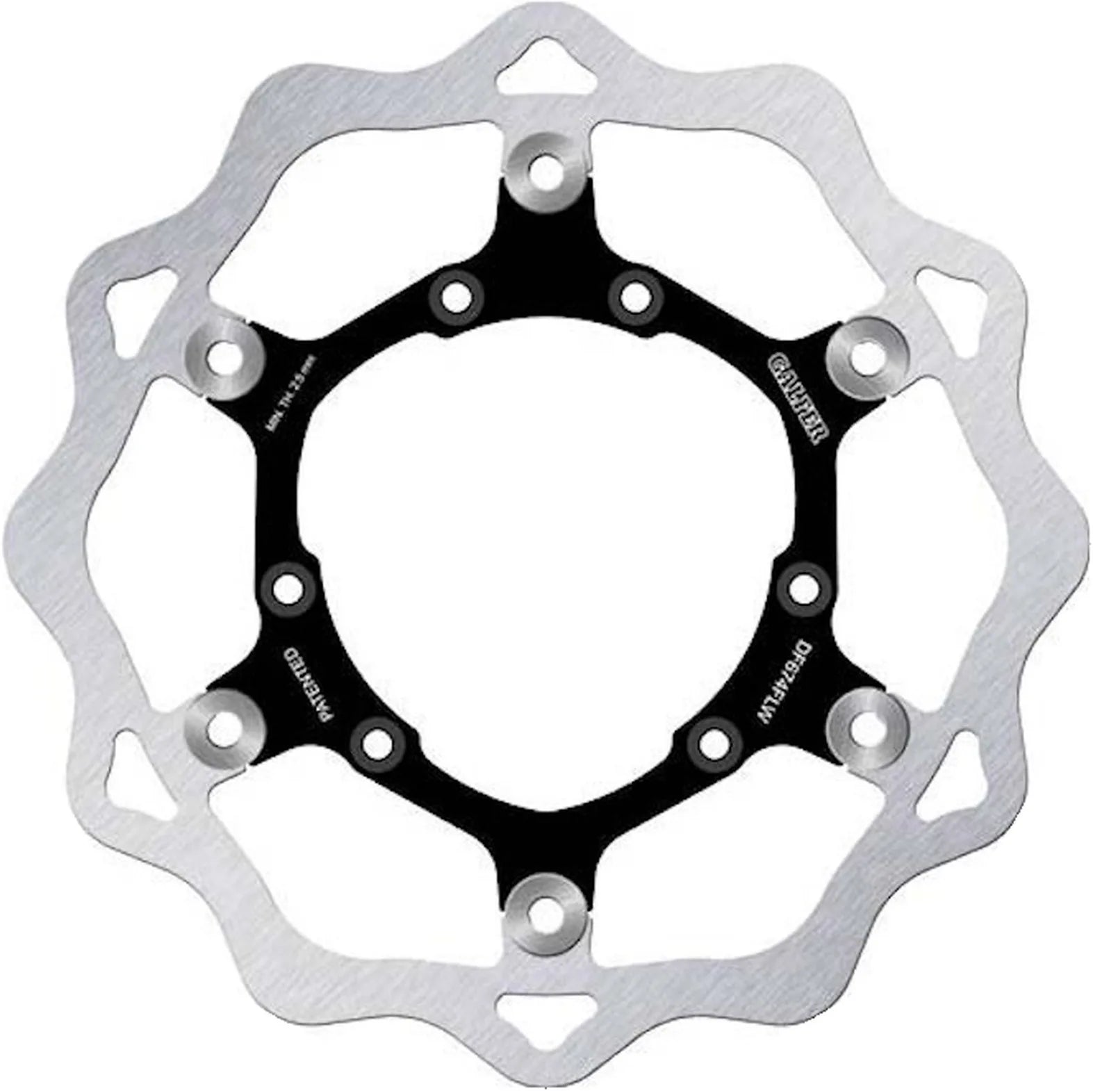 Front Floating Wave Brake Disc - Galfer Compatible With Motorhispania Ryz Sm 50 (1999-2004)