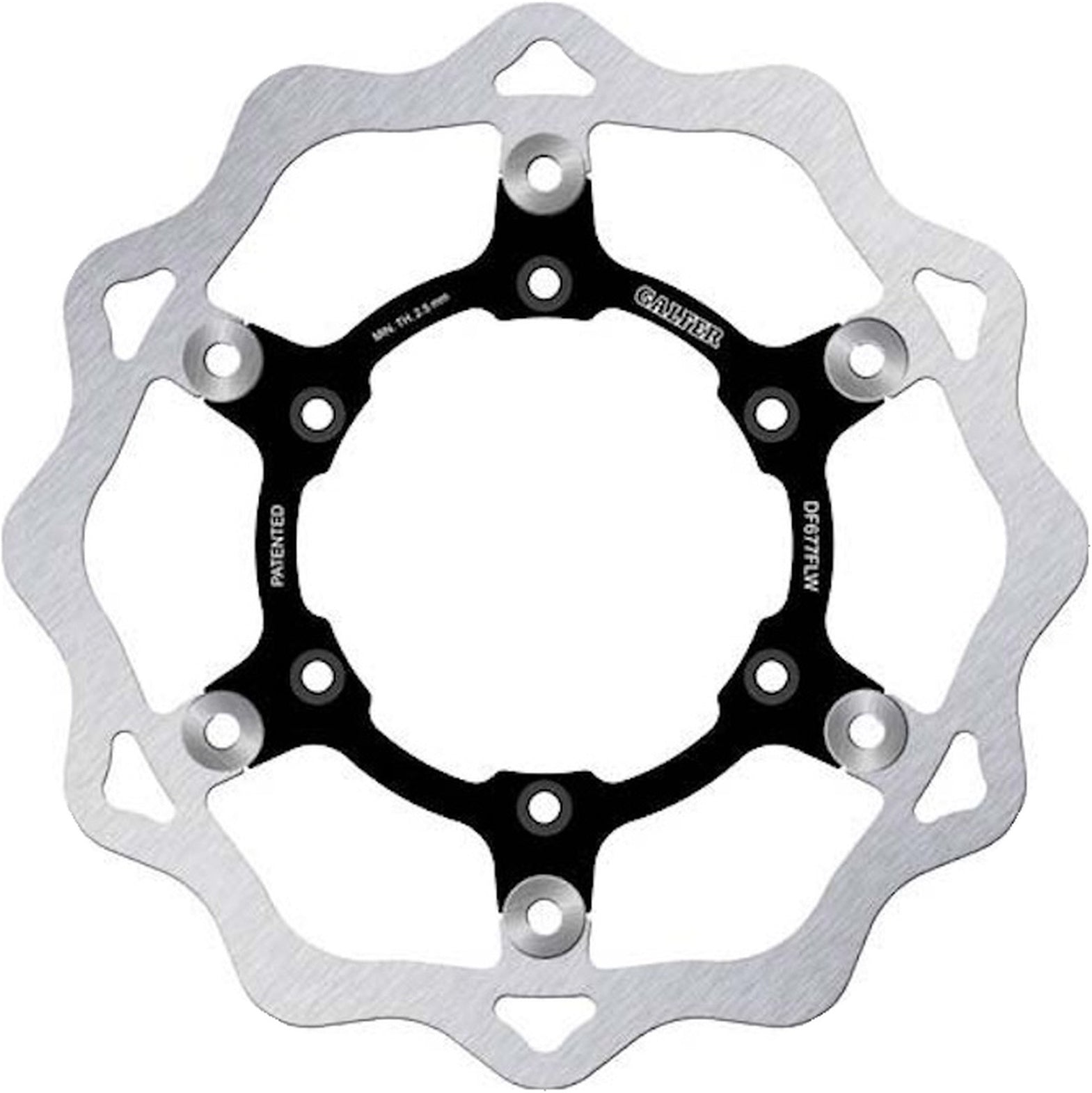 Front Floating Wave Brake Disc - Galfer Compatible With Ajp Pr 4 200 Enduro - Pro (2010)