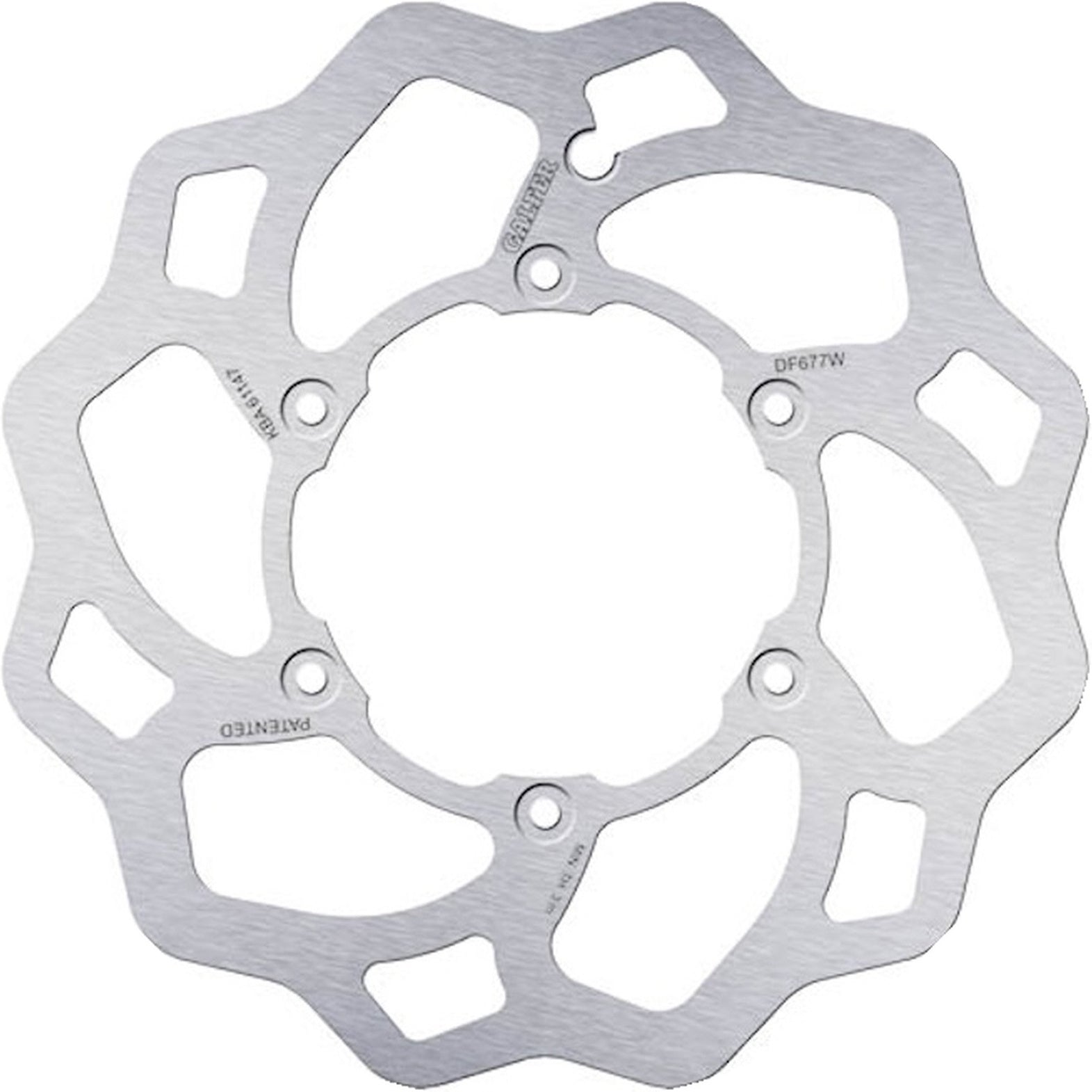 Front Fixed Wave Brake Disc - Galfer Compatible With Ajp Pr 4 125 Enduro - Pro (2010)