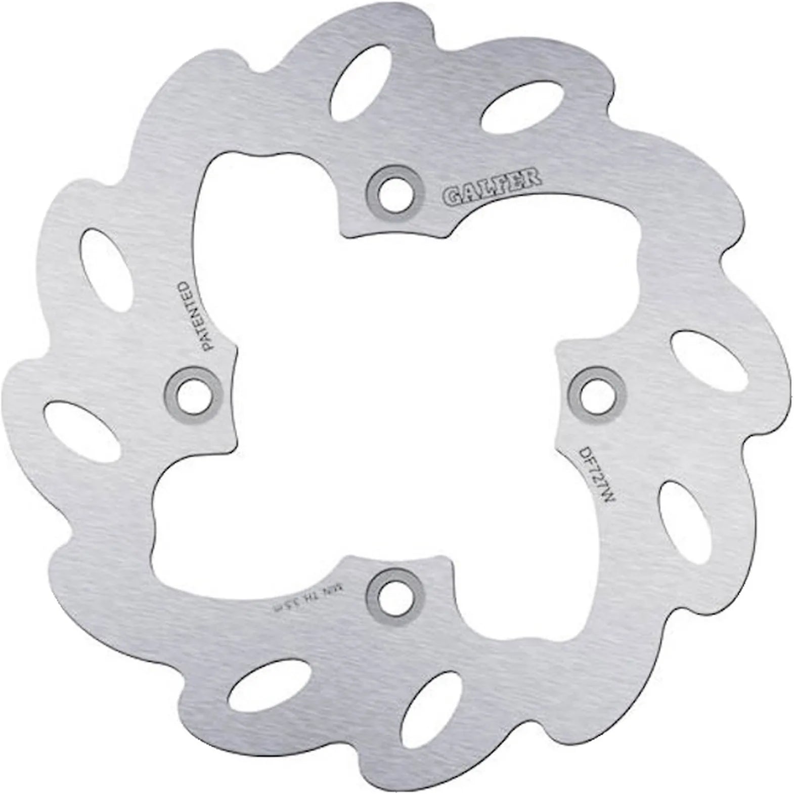 Disco Freno Posteriore Sinistro Fisso Onda - Galfer Compatibile Con Bombardier Quest 500 - 600 - 650 (2002)