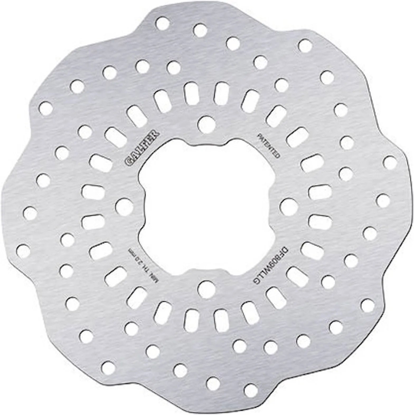 Rear Fixed Racing Wave Brake Disc - Galfer Compatible With Scorpa Twenty 300 (2015)