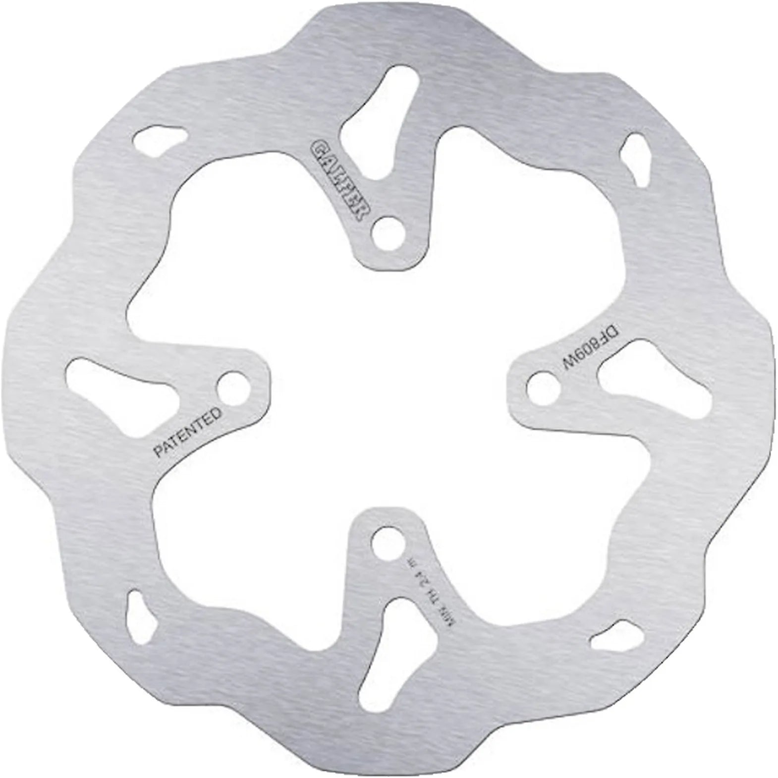 Rear Fixed Wave Brake Disc - Galfer Compatible With Scorpa Twenty 250 (2015)