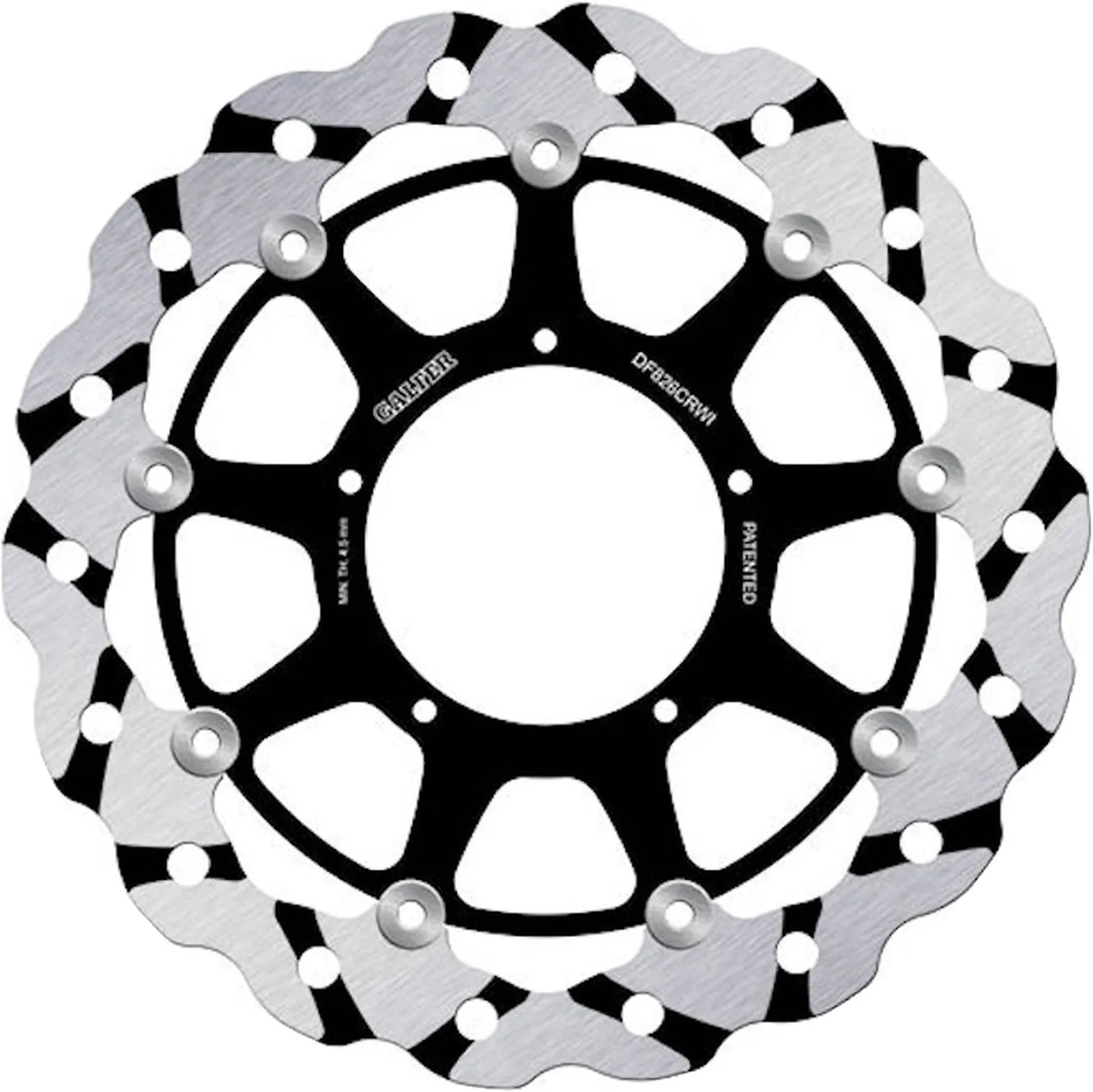 Disco Freno Anteriore Flottante Grooved Onda - Galfer Compatibile Con Aprilia Sxv 550 (2006)