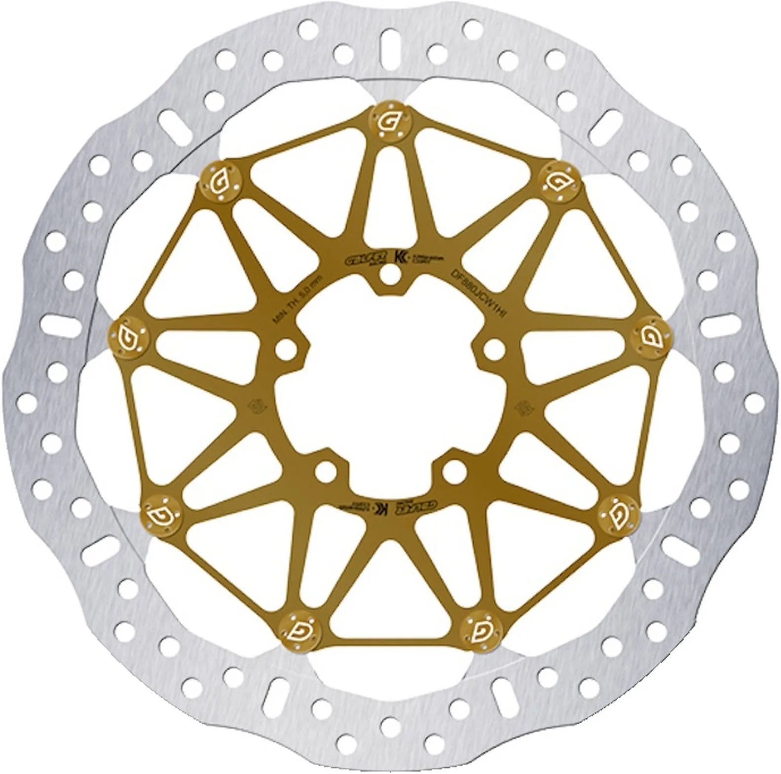 Disco Freno Anteriore Floatech Racing Onda - Galfer Compatibile Con Ducati 848 (2008)