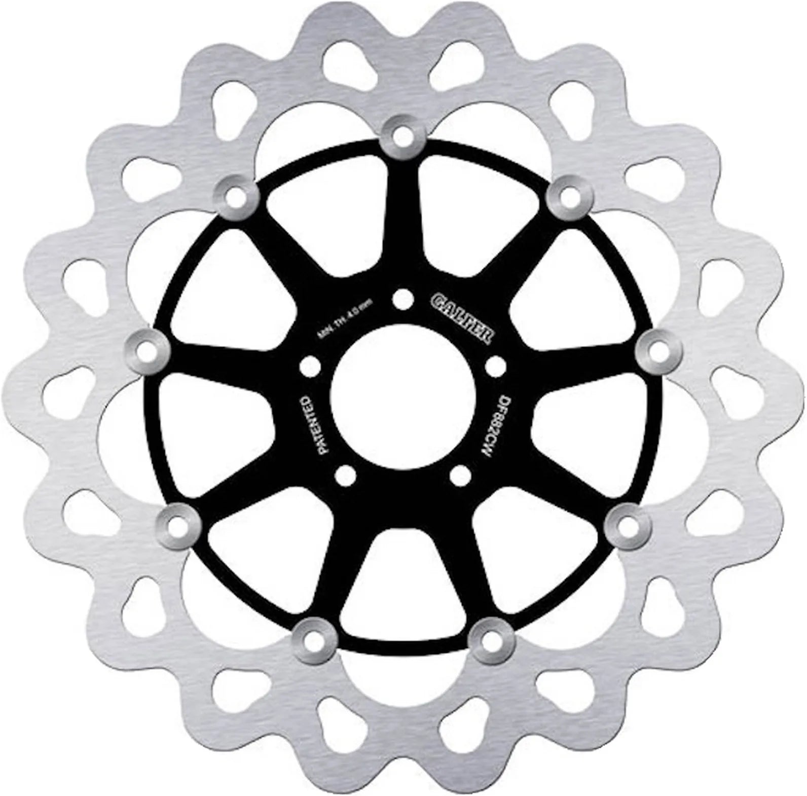 Disco Freno Anteriore Flottante Onda - Galfer Compatibile Con Buell M2 Cyclone 1200