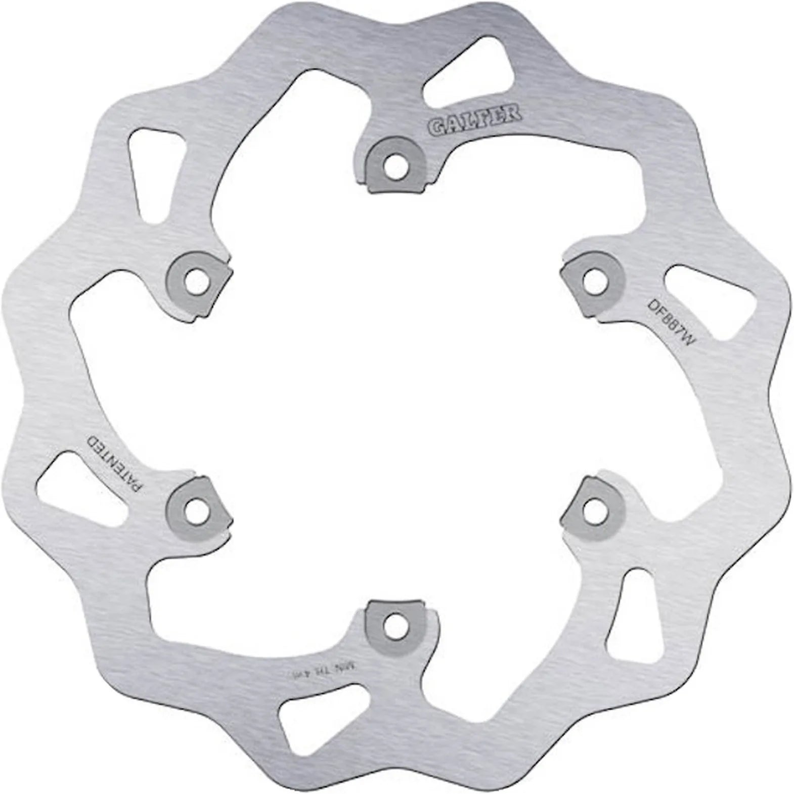 Rear Fixed Wave Brake Disc - Galfer Compatible With Vor Mx 503