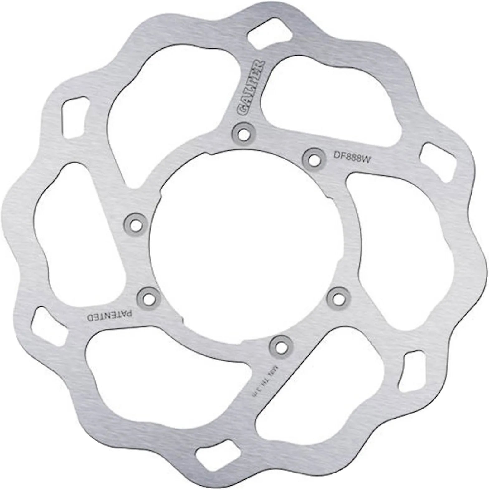 Front Fixed Wave Brake Disc - Galfer Compatible With Motorhispania Ryz Sm 50 (2005)