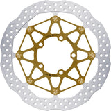 Front Floatech Racing Wave Brake Disc - Galfer Compatible With Triumph Bonneville Bobber 1200 (2017)