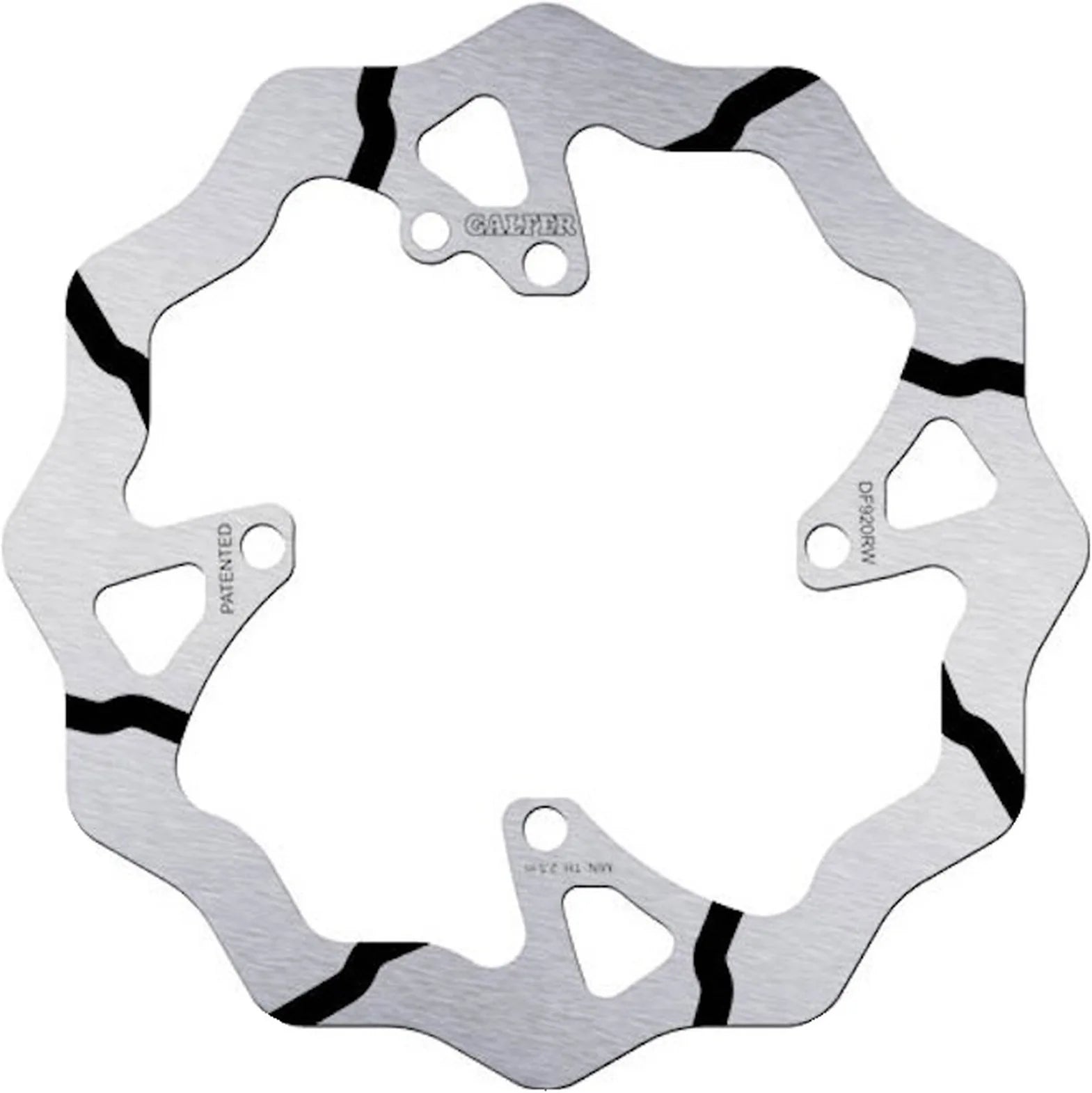 Front Fixed Grooved Wave Brake Disc - Galfer Compatible With Sherco 450 Sef Fork Wp (2015)