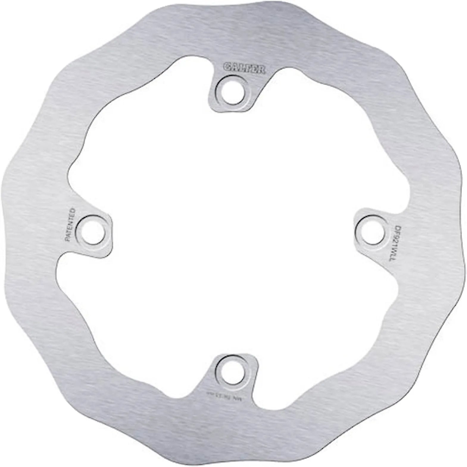 Rear Fixed Wave Brake Disc - Galfer Compatible With Sherco 4.5 Sef-R Isde 450 (2015)