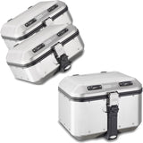 Trekker Dolomiti Aluminium Top Case + Side Cases - 106 Lt Trekker Dolomiti Aluminium - Givi Compatible With Honda Crf 1000 L Africa Twin Adventure Sports (2018-2019)