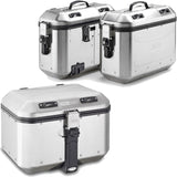 Trekker Dolomiti Aluminium Top Case + Side Cases - 118 Lt Trekker Dolomiti Aluminium - Givi Compatible With Triumph Bonneville T100 (2017-2022)