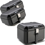 Bauletto + Valigie Laterali Trekker Dolomiti Alluminio Nero 106 Lt Trekker Dolomiti Alluminio - Givi Compatibile Con Honda Nc 750 X (2021-2025)