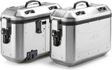 Monokey Trekker Dolomiti Aluminium Side Cases - 72 Lt Trekker Dolomiti Aluminium - Givi Compatible With Royal Enfield Himalayan (2021-2023)