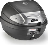 Monolock Black Tech Top Case - 30 Lt Technopolymer - Givi Compatible With Piaggio Beverly 300 - 400 Hpe (2021-2024)